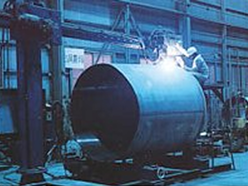 TIG自動溶接機による周溶接